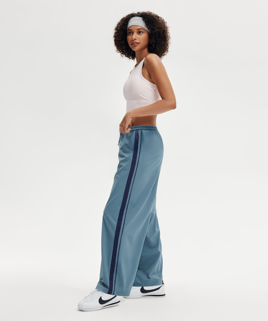 Side-Stripe Wide Leg Pant 30.5''