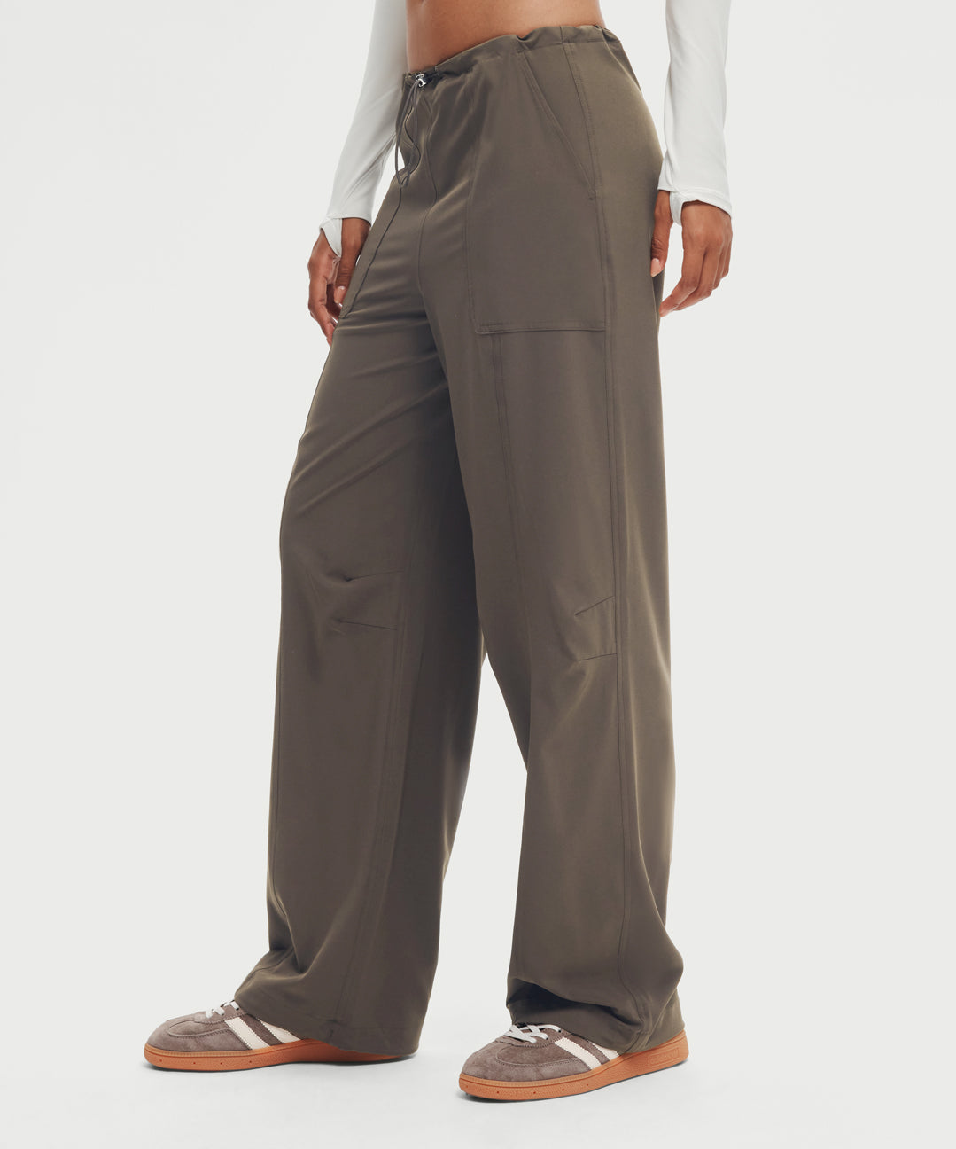 Adjustable Waist Straight-Leg Pant 31''