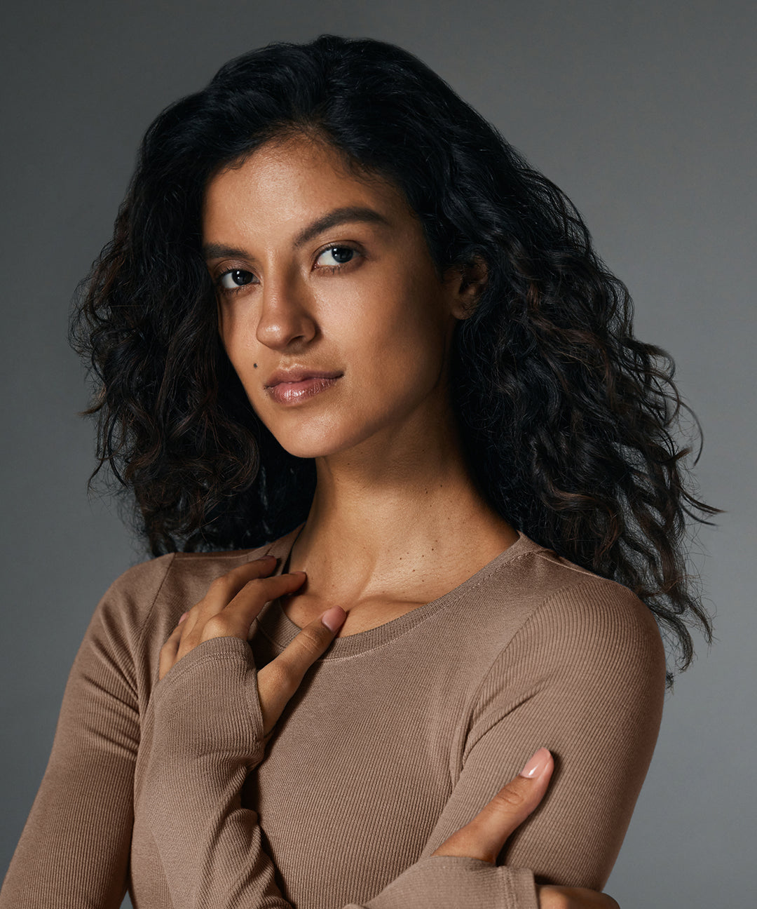 Cross-Hem Long Sleeve