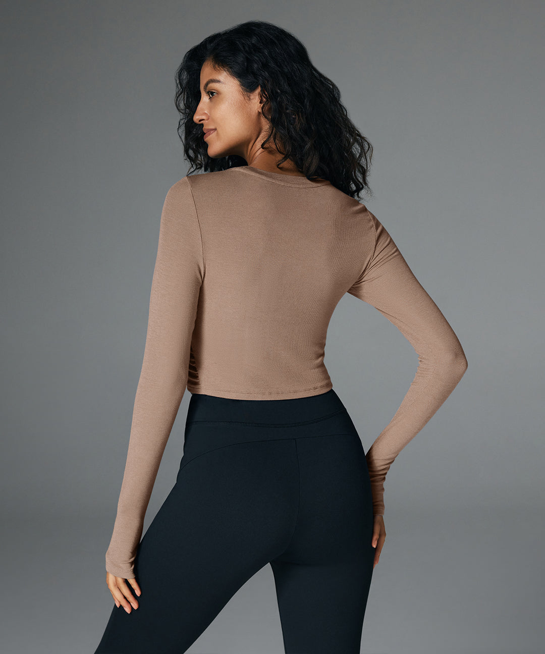 Cross-Hem Long Sleeve