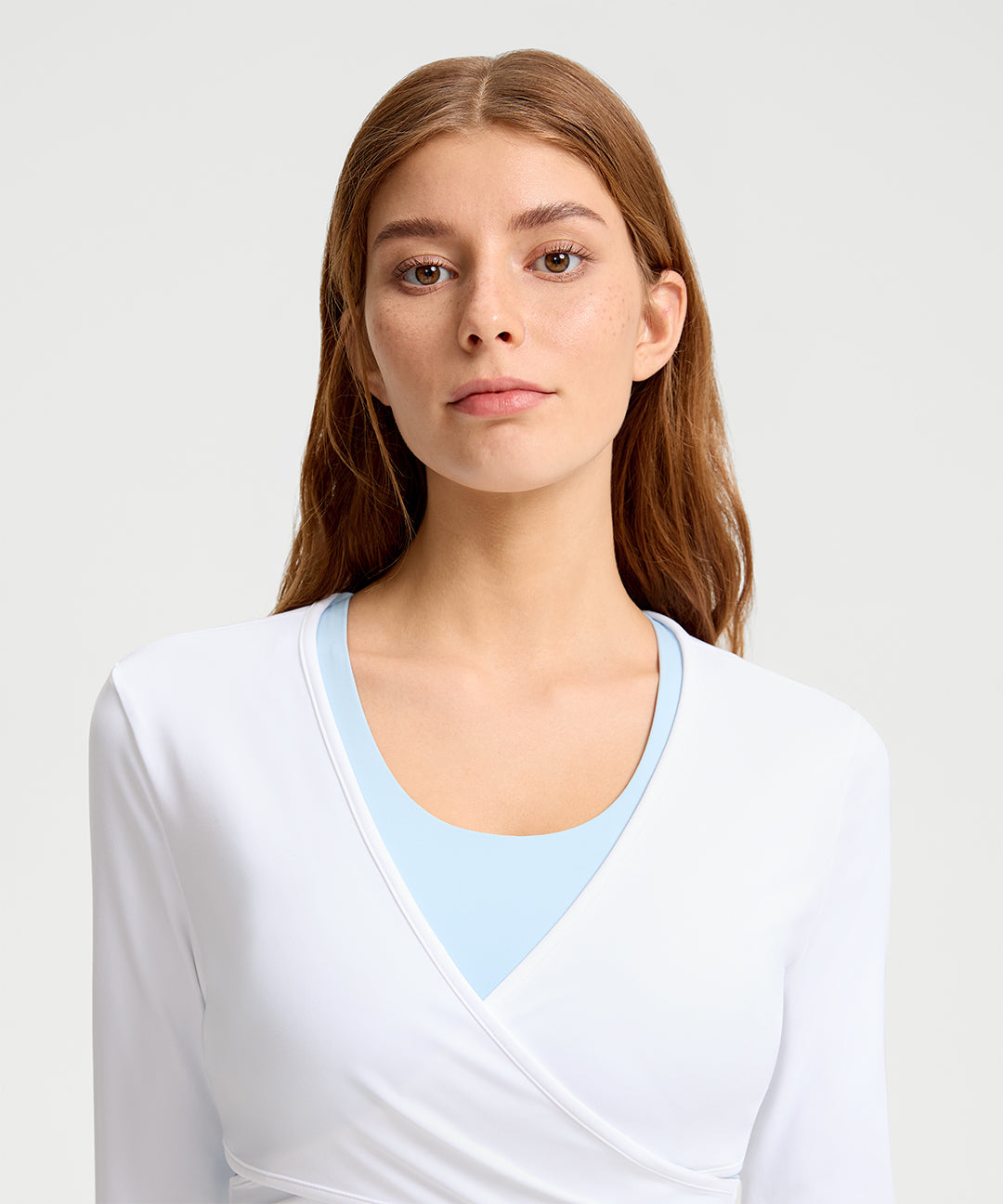 Cross-Tie Long Sleeve Top